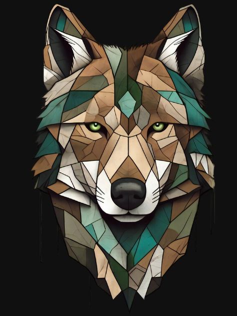 Immerse yourself in the mysterious beauty of this abstract wolf design, featuring sharp, angular lines and geometric patterns that bring out the wild and powerful essence of the wolf. Set against a dark, starry background with glowing moonlit elements, this piece captures the untamed spirit of nature. Perfect for lovers of wildlife, abstract art, and celestial themes. Whether displayed on apparel, home decor, or accessories, this design adds a touch of wilderness and elegance to any collection. Abstract Wolf, Mystical Wolf, Starry Background, Mysterious Beauty, Abstract Geometric Art, Wolf Design, The Untamed, The Wolf, For Lovers