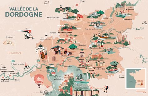 Maps Illustration Design, Recycler Diy, Map Infographic, Infographic Map, Tourism Poster, Tourist Office, Illustrated Map, Architecture Presentation, Map Design