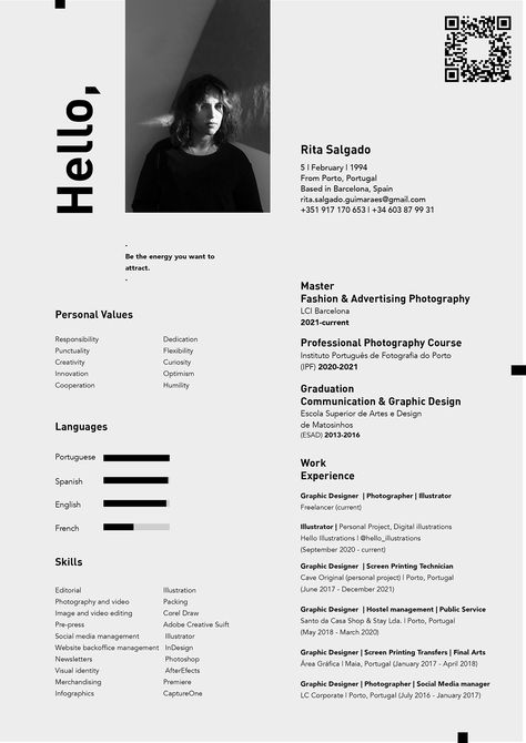 Interior Design Resume Examples, Curriculum Vitae Architecture, Portfolio Cv Design, Minimal Cv Design, Portfolio Resume Design, About Me Design Portfolio, Cv Design Graphic Designer, Cv Portfolio Design, Graphic Designer Resume Design