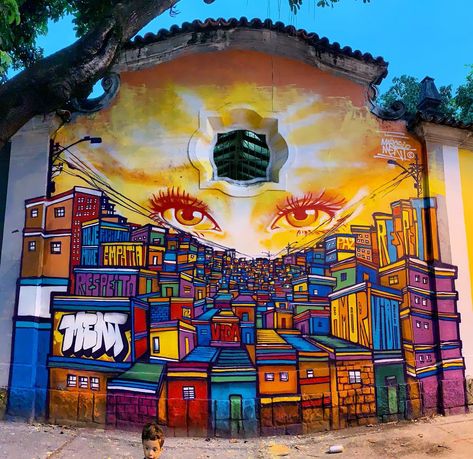 Brazil Art, Travel And Adventure, Paint And Sip, Street Art Graffiti, Us Travel, Rio De Janeiro, Adventure Travel, Brazil, Street Art