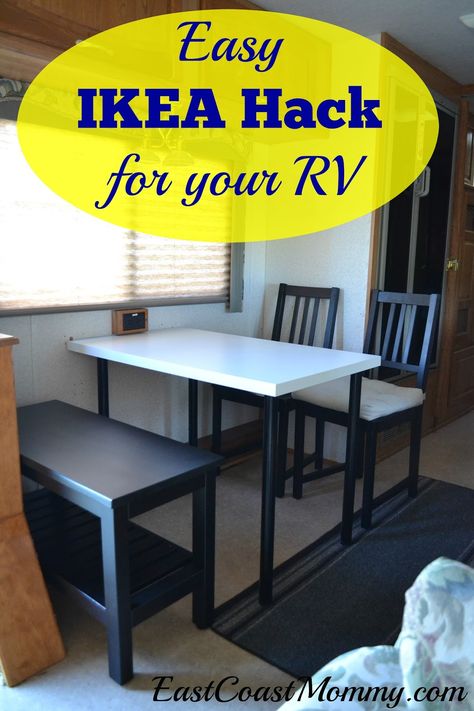 This is a fantastic Easy and Inexpensive RV modification. Love it! Rv Remodel Ideas, Rv Remodeling, Rv Furniture, Camper Remodeling, Camper Redo, Camper Reno, Rv Renovation, Trailer Life, Rv Makeover