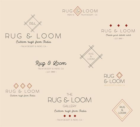 logo design, branding, rugs, boho, organic, modern, neutrals, earthy, brand design, high-end, palm springs Rug Branding Logo, Rug Logo Design, Threads Logo, Rug Loom, Rugs Boho, Logo Design Branding, Company Logo Design, Company Branding, Rug Company