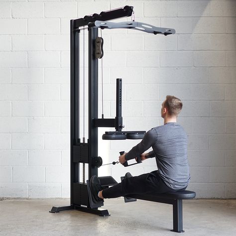 Diy Lat Pulldown Machine, Lat Pulldown Machine, Gym Things, Lat Pulldowns, Diy Gym Equipment, Diy Home Gym, Diy Gym, Lat Pulldown, Gym Design