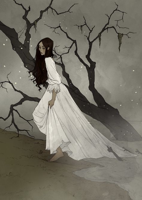 La Llorona by AbigailLarson La Drawing, Abigail Larson, Weeping Woman, Gothic Art, Horror Art, Dark Fantasy Art, Dark Art, Dark Fantasy, Art Inspo