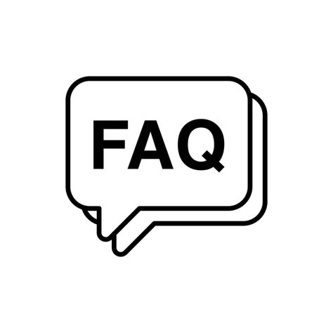 Faq Icon, Question Icon, Mobile Applications, Mobile Application, Vector Art, White Background, Vector Illustration, Clip Art, Collage