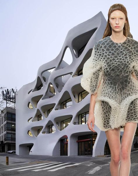 Architectural Inspired Fashion, Architectural Fashion Design, Architecture Fashion Inspiration, Fashion Inspired By Architecture, Volume Architecture, Architecture Inspired Fashion, Architecture Fashion Design, Iris Van Herpen Couture, Architecture And Fashion