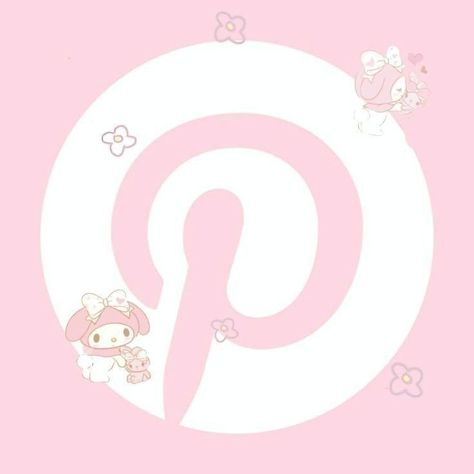 My Melody Pinterest Icon, My Melody Phone Icon, Soft Pink Theme App Icon, My Melody Aesthetic Icon, App Icon My Melody, Pinterest Icon Pink, My Melody Icons For Apps, Kawaii Icons For Apps, My Melody App Icons