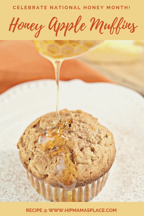 Honey Muffins Recipe, Honey Muffins, Apple Muffin Recipes, Muffins Recipes, Cinnamon Honey, Apple Cinnamon Muffins, Shake N Bake, Apple Muffins, Tasty Breakfast