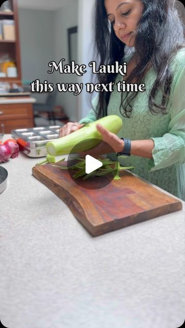 Laxmi Rawal on Instagram: "Lauki ki sabji   Lauki Ki Sabji / Bottle Gourd  Next time when you buy Lauki, you have to try this recipe. It may look time consuming but its not. And its worth all the extra efforts then making normal Lauki sabzi.  First start with marinating the lauki.  For this marinate the Lauki in the Red Chili, Turmeric, Coriander powder & salt for sometime. And then add Besan right when you are about to shallow fry.  Shallow fry the Lauki in big pan & cook from both sides. While its cooking work on the gravy on the other side.  Chop onion & tomato & crush ginger garlic together.  Take oil in pan add some cumin seeds and asafetida. no add onions and ginger, garlic paste and Sauté for a few minutes. What is the onion starts cooking at the tomatoes and red chili powder, turme Lauki Recipe, Ginger Garlic Paste, Bottle Gourd, Cumin Seeds, The Onion, Red Chili Powder, Coriander Powder, Garlic Paste, Vegetarian Meals