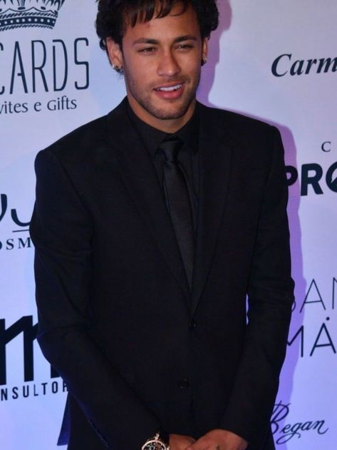 Neymar Jr Black Suit, Neymar Jr Pictures, Neymar Black Suit, Happiest Birthday My Love, Neymar Hot, All Black Suit, Neymar Jr Wallpapers, Football Players Images, Happiest Birthday