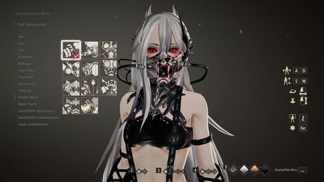 Blood Veil Mask(s) at Code Vein Nexus - Mods and community Code Vein Character Creation, Abyssal Fleet, Veil Mask, Code Vein, Game Interface, Black Tree, Games Images, Art Characters, Character Creation