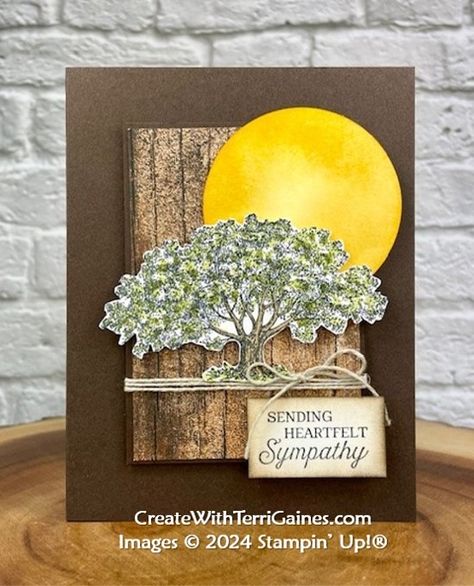 Loveliest Tree Cards inspired by Card Sketch 023 with FREE PDF Download - Create With Terri Gaines Quick And Easy Diy Crafts, Simple Paper Crafts, Crafts For Beginners, Paper Flower Arrangements, Product Card, Card Sketch, Tree Stamp, How To Make Paper Flowers, Tree Cards