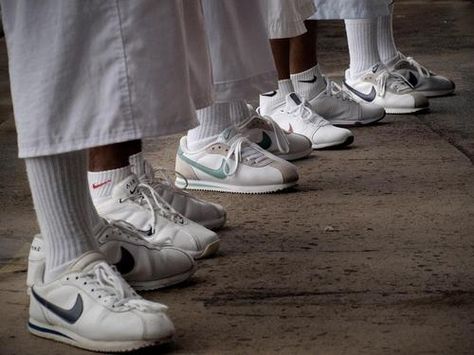 Inspired. #oldschool #nike #cortez Sup Girl, Estilo Cholo, Shoes And Socks, Classic Cortez, Nike Classic Cortez, Sneakers Addict, Mode Inspo, New Energy, Lowrider