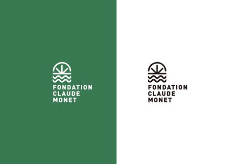 Rebranding Fondation Claude Monet on Behance Charity Logo Design, Research Logo, Green Logo Design, Healthcare Branding, Foundation Logo, City Branding, Charity Logos, Agriculture Logo, Clever Logo