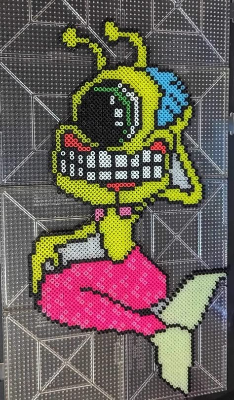 Subtronics Perler Beads, Sullivan King Perler, Subtronics Perler Pattern, Subtronics Perler, Cool Perler Bead Ideas, Rave Perler, Kandi Kids, Rave Ideas, Perler Pattern