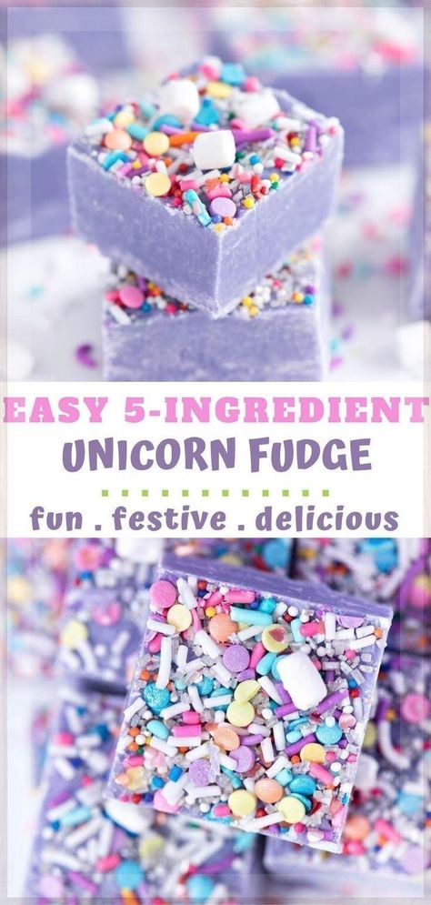 Unicorn Fudge, Fudge Christmas, Fudge Candy, Unicorn Party Food, Nutella Fudge, Unicorn Desserts, Fudge Ingredients, Fudge Easy, Rainbow Food