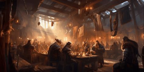 Why Do They Call Viking Parties The Wildest in History? Viking Core, Viking Hall, Viking Party, Viking Aesthetic, Viking House, Dragon Born, Custom Tattoos, Norse Pagan, Viking History