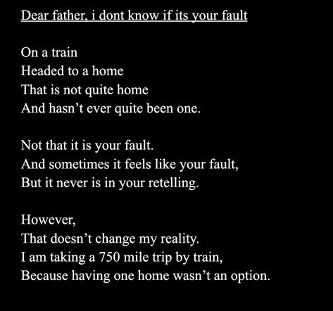 Being a child of divorce is even hard as an adult and I have not quite found my new home because neither quite feels the same, poetry, poet, aesthetic, word Poetry About Divorce, Divorce Aesthetic, Its Your Fault, Poet Aesthetic, Child Of Divorce, Divorce Poetry, Aesthetic Word, Itll Be Ok, Divorced Parents