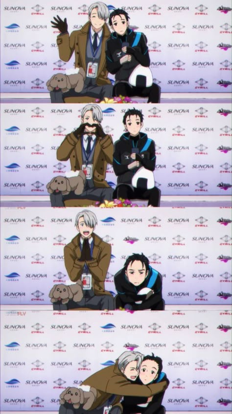 Yuri Katsuki X Victor Nikiforov, Viktor Nikiforov Wallpaper, Yuuri Katsuki Icon, Victor X Yuri Katsuki, Victuuri Fanart, Yuuri And Victor, Victor X Yuuri, Yuri On Ice Wallpaper, Yuri Victor