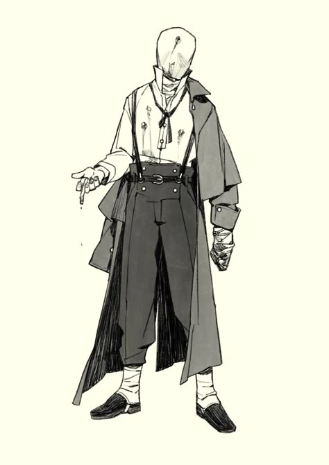 Monsters Rpg, H P Lovecraft, Clothing Design Sketches, 캐릭터 드로잉, Art Dark, Drawing Clothes, 영감을 주는 캐릭터, Character Design References, Dieselpunk