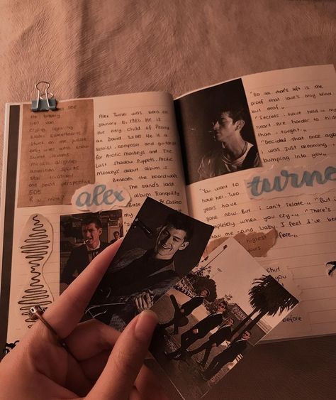 Arctic Monkeys Journal Page, Arctic Monkeys Scrapbook, Arctic Monkeys Diy, Arctic Monkeys Nails, Monkey Nails, Music Journal, Journal Diy, Monkey 3, Monkey Design