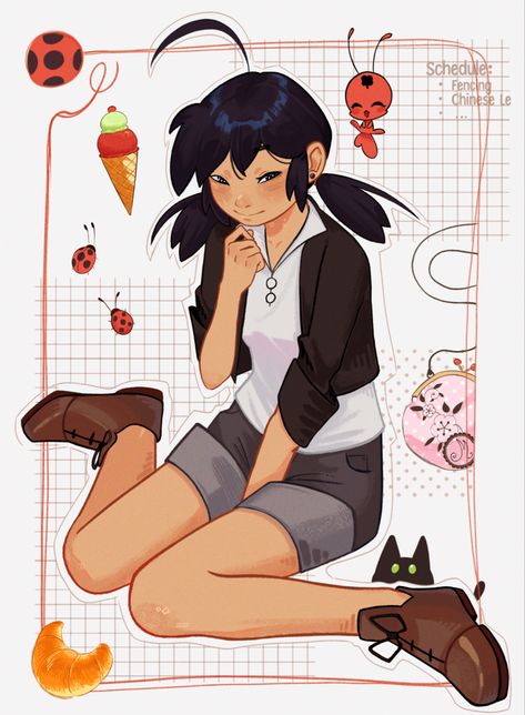 Mlb Adrien Fanart, Multi Mouse Miraculous, Mari Chat Comic, Mlb Natalie, Mlb Office Au, Meraculis Ladybug Oc, Multimouse Fanart, Miraculous Ladybug Redesign, Marinette Redesign