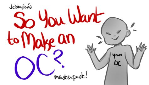 So you want to make an OC?: A Masterpost of Ways to Create, Develop, and Make Good OCs! i made this masterpost in hopes that it helps you in making your own OCs ah;; it can also apply to developing RP... How To Make Your Own Oc, Ways To Draw Your Oc, Oc Creation Guide, Original Character Inspiration, Oc Writing Prompts, How To Make A Oc, How To Make Oc, Oc Backstory Ideas, How To Make An Oc