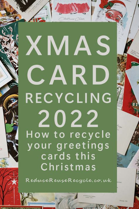 Christmas Card Recycling 2022 Recycling Christmas Cards, Recycle Christmas Cards, Send Christmas Cards, Charity Christmas Cards, How To Recycle, About Christmas, After Christmas, Christmas Items, Green Christmas