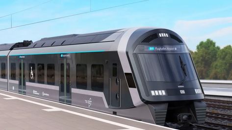 (IN BRIEF) Siemens Mobility has won an EU-wide tender to deliver 90 new S-Bahn trains for Munich, Germany, worth over two billion euros. The trains will provide more space, comfort, and innovations, with a total length of over 200 meters, … Read the full press release → Public Transportation Design, Time In Germany, Future Transportation, Rail Transport, Speed Training, Concept Ships, Train Engines, Rolling Stock, Concrete Design