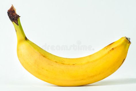 Banana. Delicious banana yellow on a white background , #sponsored, #banana, #Delicious, #Banana, #background, #white #ad Banana Reference, Banana Background, Banana Yellow, One Banana, Still Life Photos, Background White, Art Logo, Realism, Homework