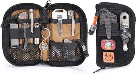 Amazon.com: VIPERADE VE10 Tool Pouch, EDC Pocket Organizer for Men, Small EDC Organizer Pouch with 7 Pockets, EDC Pouch Organizer Utility Pouch for Multitools, Nylon Compact Organizer Black : Tools & Home Improvement Small Tool Pouch, Tool Bag Organization, Edc Pouch, Tool Belt Pouch, Tool Pouches, Edc Bag, Utility Pouch, Equipment Storage, Pocket Tool