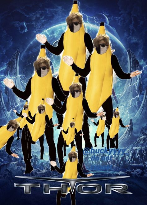 Ranboo Banana, Banana Ranboo, Banana Costume, Banana Man, Z Boys, Bob The Builder, Dream Artwork, I Have A Dream, R Memes