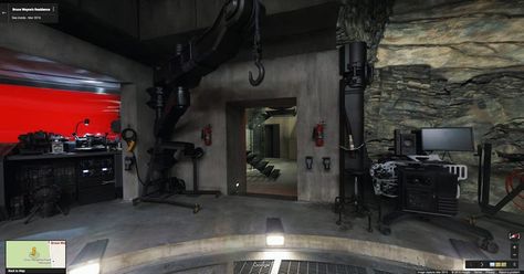 Bruce Wayne's Batcave on Google Maps Batcave Room, Batman Batcave, Batman Bedroom, Mech Suit, Concept Art World, Batman V, Batman Vs Superman, Batman Vs, Garage Design