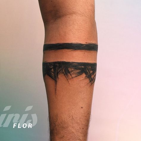 Nordic Wrist Band Tattoo, Tattoo Stripes, Wristband Tattoo, Enso Tattoo, Black Band Tattoo, Bracelet Tattoo For Man, Stripe Tattoo, Arm Wrap Tattoo, Scandinavian Tattoo