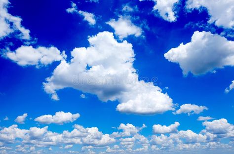 Photo about Paoramic view with clouds on a blue sky background. Image of fluffy, fluff, cumulus - 42462312 Sky Png Backgrounds, Blue Sky Clouds Photography, Blue Cloud Background, Sky Background Photo, Blue Sky Images, Sky Png, Flying Photography, Cloud Images, Nature Reference