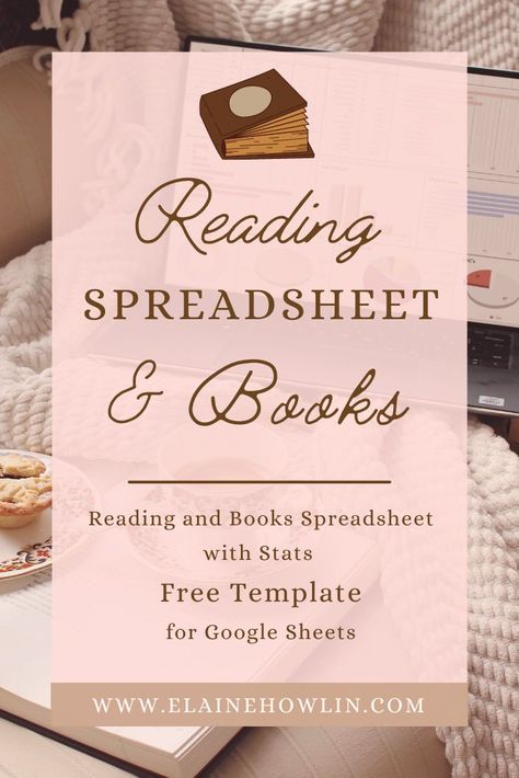 Excel Reading Tracker, Tbr List Template Excel, Reading Tracker Spreadsheet, Free Google Sheets Templates, Reading Spreadsheet, Book Spreadsheet, Book Tracker Template, Google Sheets Templates, Book Club Recommendations