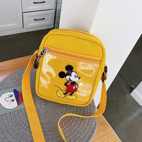 Cartoon Mickey Mouse, Mickey Mouse Bag, Cute Laptop Bags, My Wallet, Mickey Mouse Cartoon, Transparent Bag, Bag Cute, Laptop Bags, Girls Bags