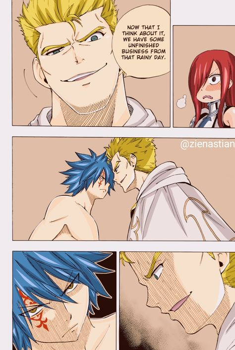 Laxus X Freed, Fairy Tail Jerza, Fairy Tail Photos, Seven Stars, Aesthetic Fairy, Fairy Tail Couples, Snow Fairy, Fairy Tail Manga, Hiro Mashima