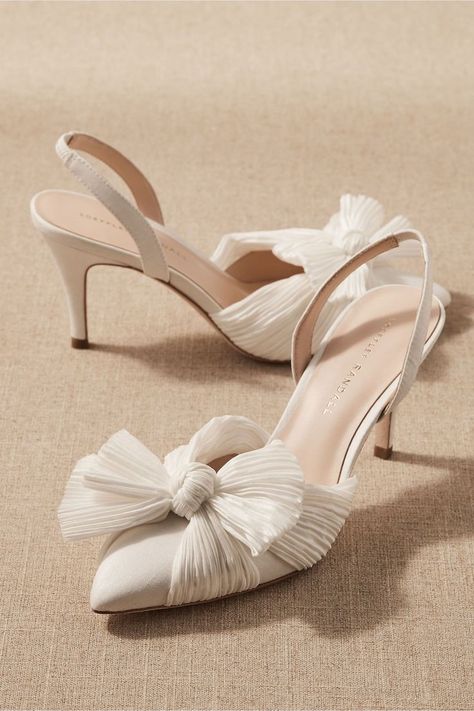 Loeffler Randall Wedding Shoes, Loeffler Randall Wedding, Ellis Bridal, Bride Heels, Bentuk Alis, Wedding Accessories For Bride, Ivory Wedding Shoes, Anthropologie Wedding, Bridal Heels