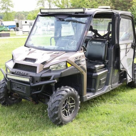 2017 Polaris Ranger XP 1000, soft cab, heat & A/C rear seats, , odometer reading 7,143 miles. VIN:3NSRVE997HG846896. Has paperwork. Polaris Ranger Xp 1000, Polaris Ranger, Golf Carts, Rear Seat, Recreational Vehicles, Monster Trucks, Heat, Vehicles, Reading