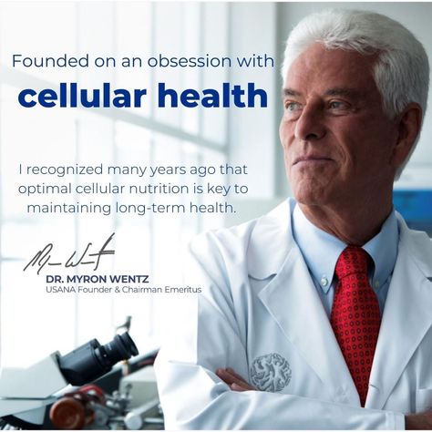 🧑‍🔬 Dr. Myron Wentz founded USANA in 1992 out of his obsession with cellular health. He recognized that optimal cellular nutrition is key to maintaining long-term health. ☘️ Cells are the building blocks of the body, and providing them with the essential nutrients they need is vital for optimal health and well-being. USANA's supplements are specifically formulated to offer nourishment and safeguard the body at the cellular level. #edisonlopeztanada #eltchanginglives #startsomething Cellular Nutrition, Usana Health Sciences, Cellular Level, Nutrition, Health