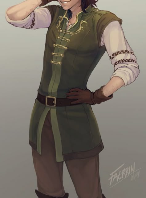 Male Fantasy Clothing Design, Male Fantasy Clothing, Male Elf, Vestidos Anime, Medieval Clothes, Elf Clothes, Adventure Outfit, Fantasy Outfits, Medieval Clothing