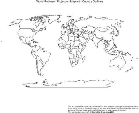 World Projections Blank Printable Clip Art Maps - FreeUSandWorldMaps World Map Countries, World Map Stencil, Map Stencil, World Map Coloring Page, World Outline, Free Printable World Map, World Map Template, Blank World Map, World Map Outline