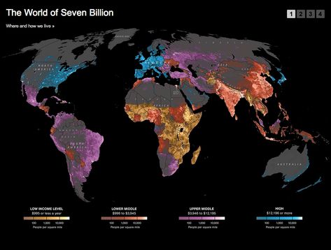 World population densities mapped | FlowingData Safari Tattoo, Population Density Map, Population Density, Ages Of Man, 7th Grade Art, Mama Africa, Durban South Africa, Geography Lessons, Eco Lodge