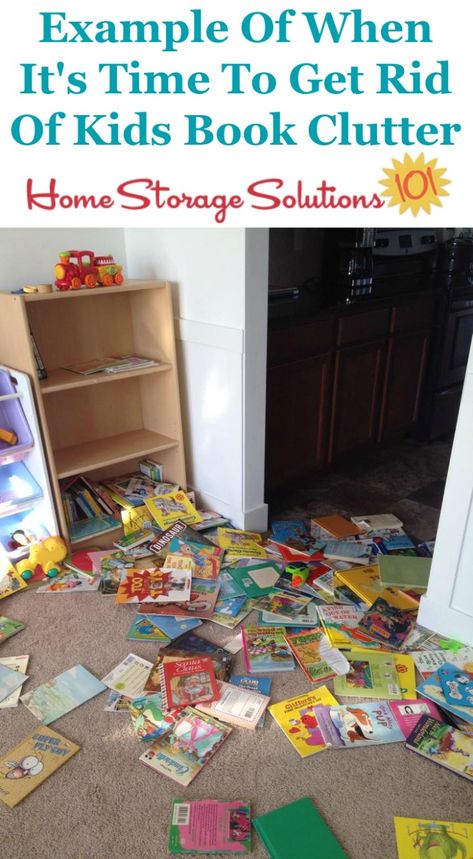 Organizing Kids Books, Kids Book Storage, Clutter Control, Toy Storage Solutions, Bedroom Organization Storage, How To Declutter, Getting Rid Of Clutter, Home Storage Solutions, Clutter Organization