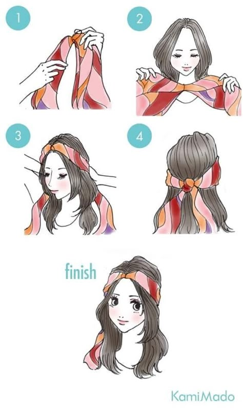 Estilo Hippy, Cute Simple Hairstyles, Hair Scarf Styles, Foto Tips, Hair Summer, Beach Hairstyles, Bandana Hairstyles, Hair Scarf, Beach Hair