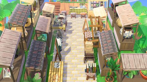 Ac New Leaf, Animal Crossing Guide, Traditional Market, Tropical Resort, Street Marketing, New Animal Crossing, Guerilla Marketing, Animal Crossing Game, Exhibition Booth