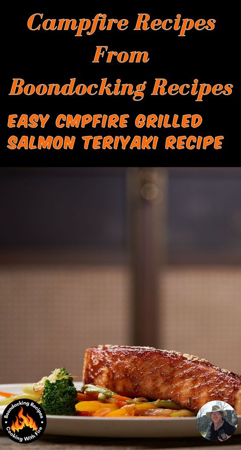 Baked Fish Recipe for Campfire Salmon Teriyaki Bites Recipes - Try our new campfire grilled teriyaki salmon recipe. With the tantalizing aroma of sweet pineapple and savory teriyaki sauce, cooking up Campfire Teriyaki Salmon is a delightful outdoor culinary adventure. This recipe combines the smoky flavors of a campfire with the succulence of salmon, creating a mouthwatering dish that is sure to impress your taste buds. Campfire Salmon, Grilled Teriyaki Salmon, Trail Snacks, Salmon Teriyaki, Salmon Teriyaki Recipe, Spicy Shrimp Tacos, Fish Recipes Baked, Delicious Seafood Recipes, Bites Recipes