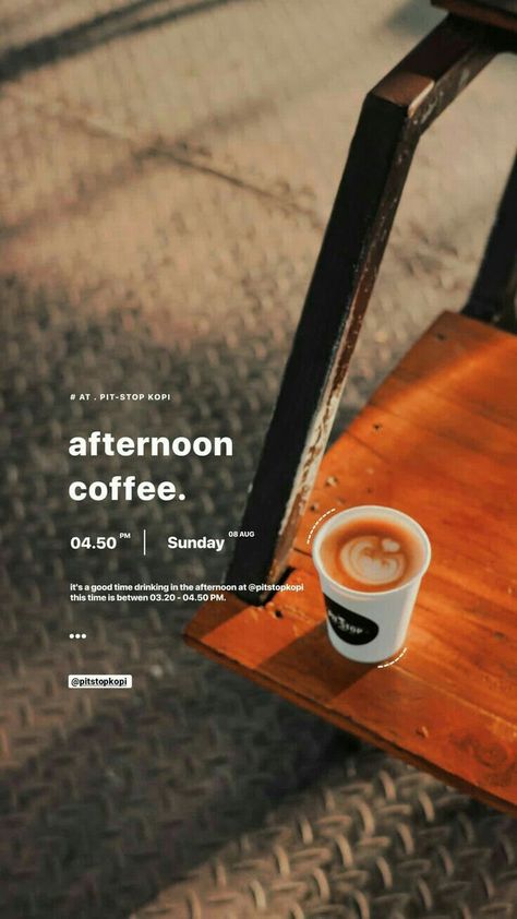 Instagram Stories Typography, Coffee Advertising, Instagram Design Layout, Typography Ideas, Instagram Design Creative, Coffee Shop Photography, Coffee Instagram, Instagram Creative Ideas, Instagram Graphic