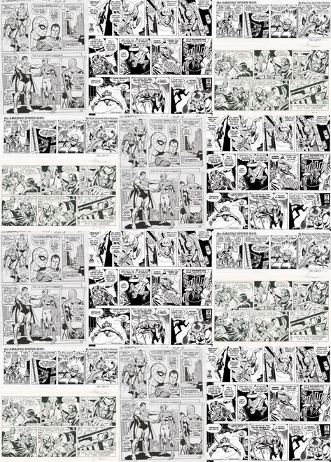 Comic Book Wallpaper, Newspaper Wallpaper, Spiderman Comic Art, Medical Wallpaper, Super Hero Theme, Spiderman Birthday Party, Black And White Comics, Spiderman Pictures, Comic Book Pages